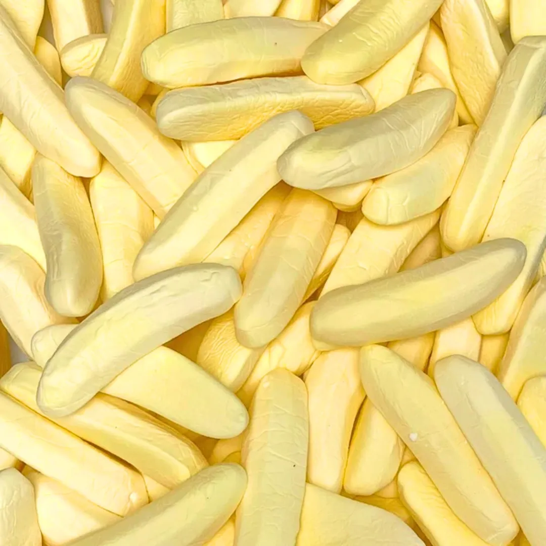 Franssons Swedish Banana Fluffy Marshmallow Candy 3.8 lb
