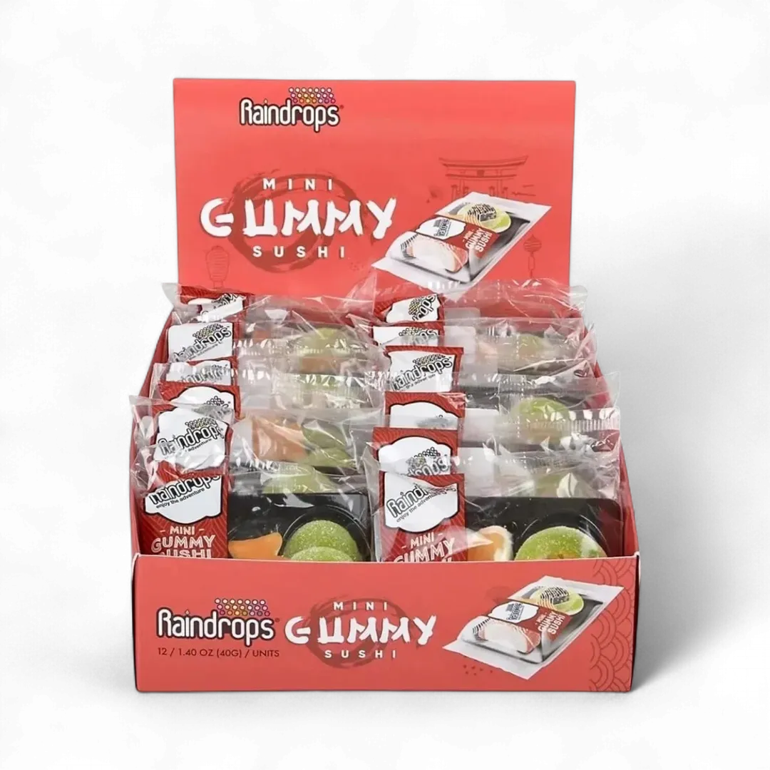 Fun Express Raindrops Mini Gummy Sushi 12 Ct 1.4 Oz