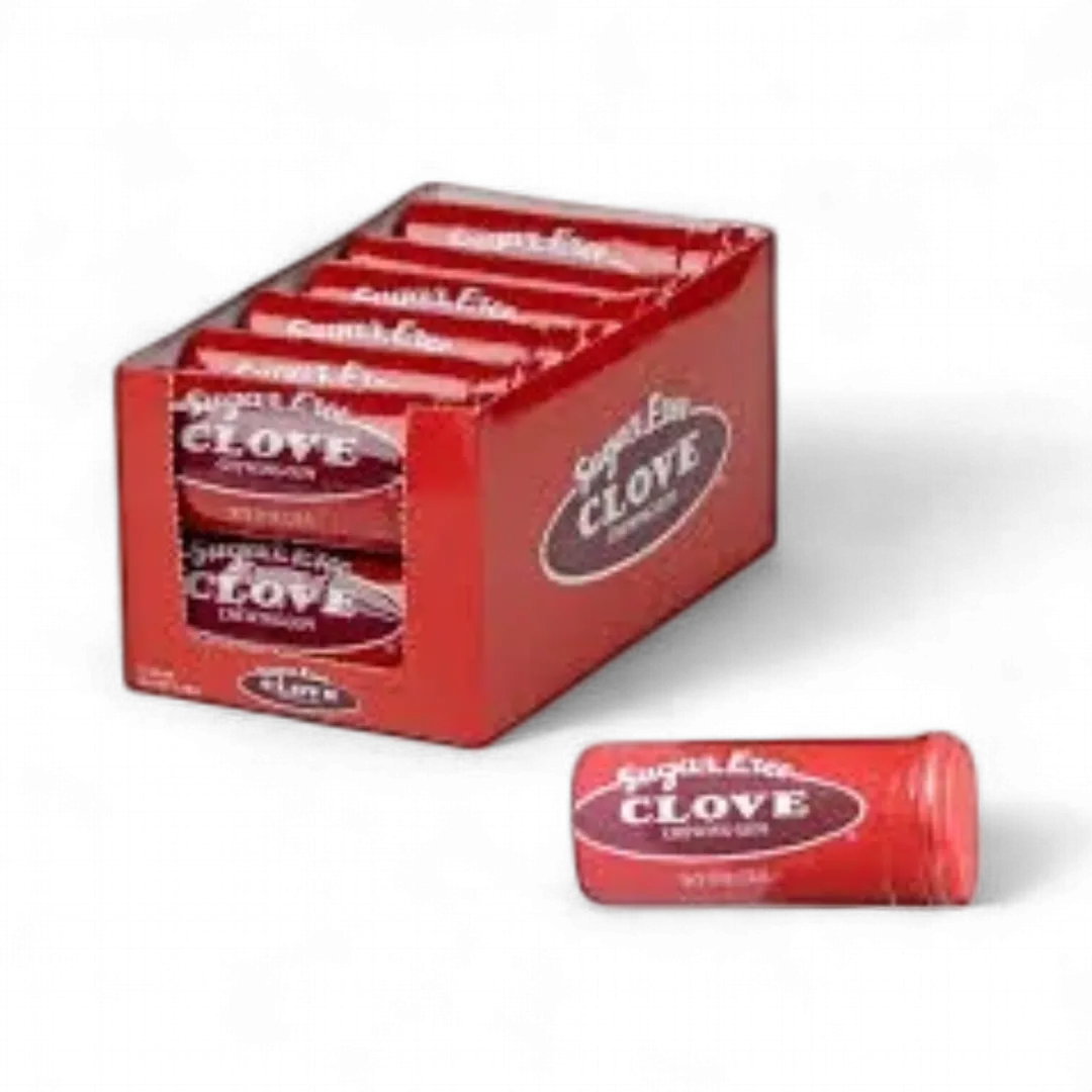Gerrit Clove Chewing Gum Sugar Free 12 Count .99 Ounce Tubes