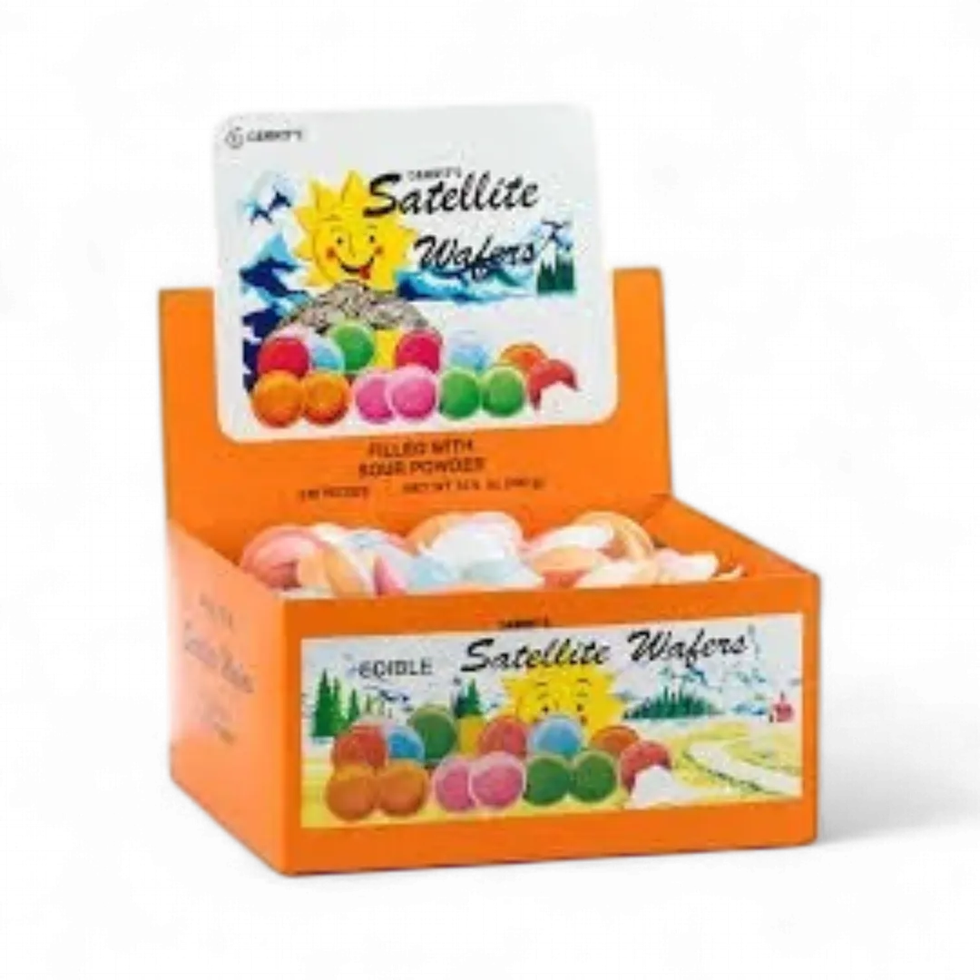 Gerrit Satellite Wafers Sour Powder 240 Pieces 10.5 Ounce Box