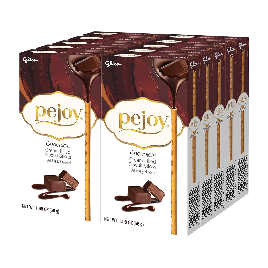 Glico Pejoy Chocolate Biscuit Sticks 1.13oz 10ct