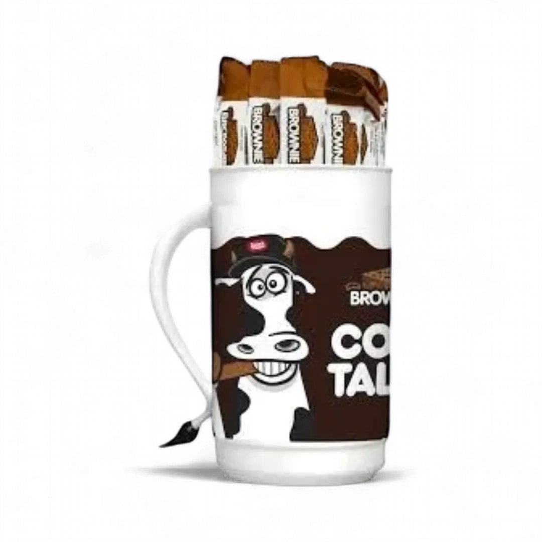 Goetze Caramel Brownie Cow Tales 100 Count Tumbler 1 ounce