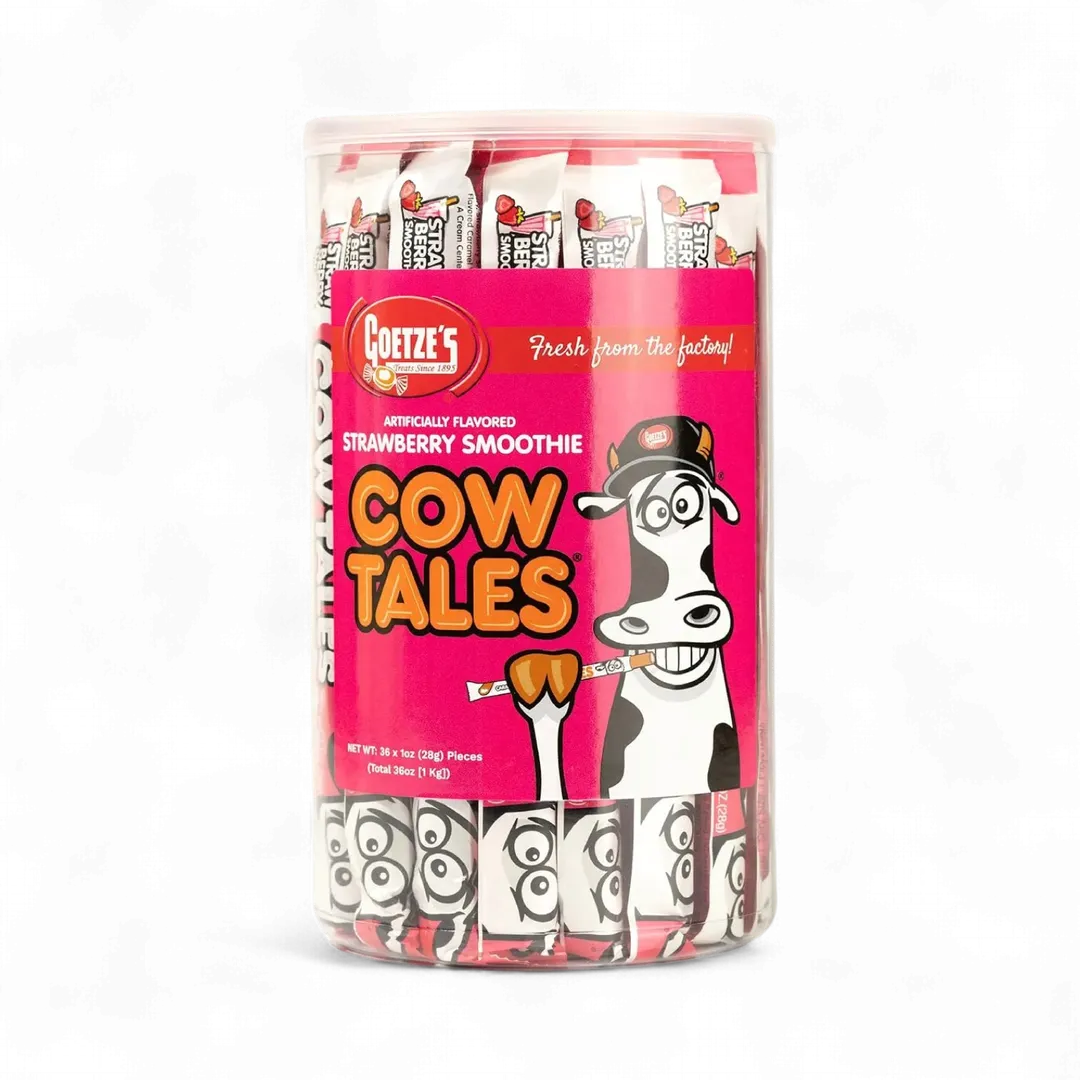 Goetze Strawberry Smoothie Cow Tales 36 Count 1 Ounce