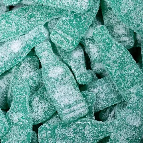 Grahns Swedish Sour FRUIT Soda Gummy Candy Bottles 7 lbs