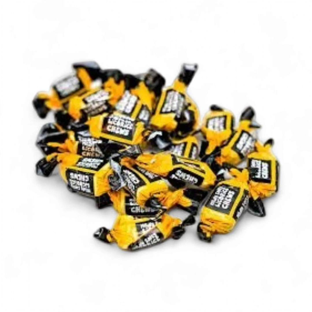 Gustafs Mildly Salty Licorice Toffees 5 Pound Bag Individually Wrapped