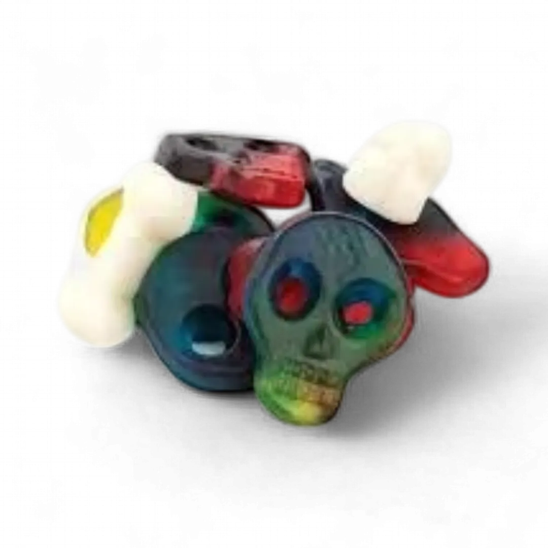 Gustafs Skull And Bones Gummy Halloween 2.2 Pound Bag