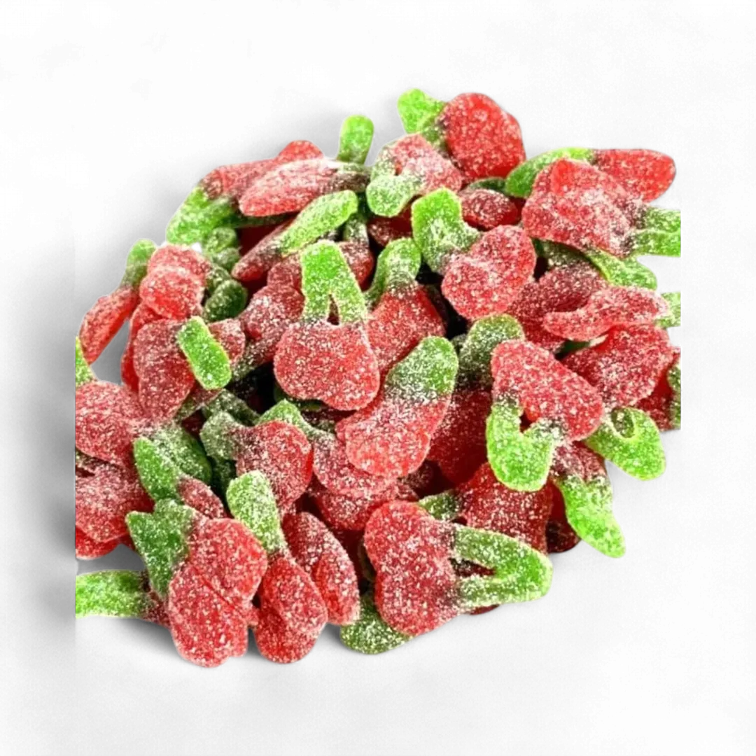 Gustaf's Sour Sanded Twin Cherries 2.2 Pound bag