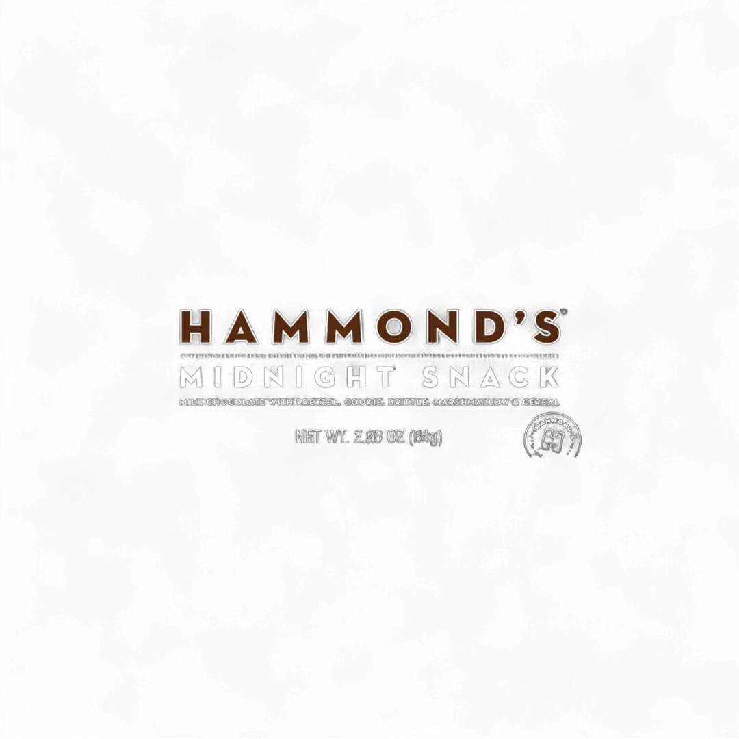 Hammond's Midnight Snack Mixed Chocolate Bar 2.25 oz 12 ct
