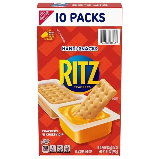 Handi Snacks Ritz Crackers N Cheese Dip 0.95 oz 10 ct