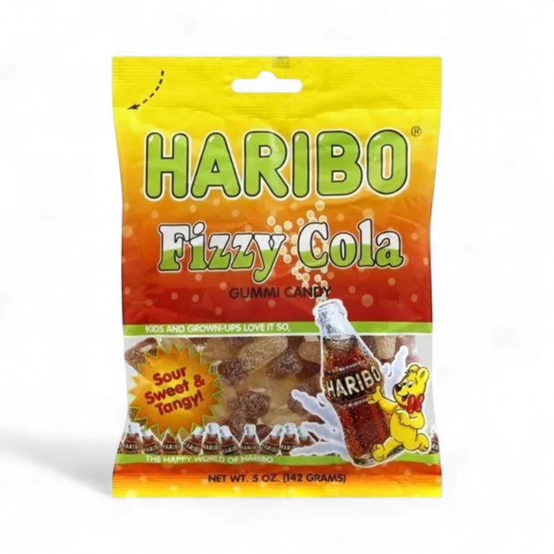 Haribo Peg Fizzy Cola 12 Count 5 Ounce Pack