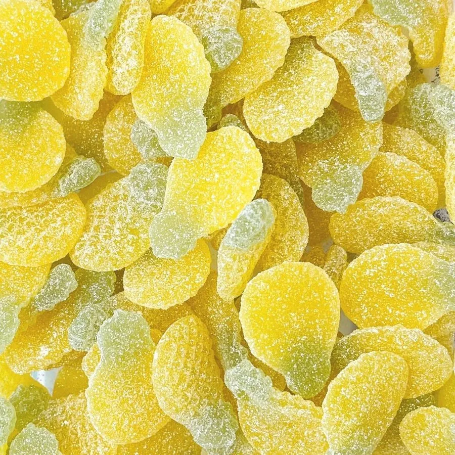 Haribo Scandinavian Large Sour Pineapple Gummies 2.2 lb