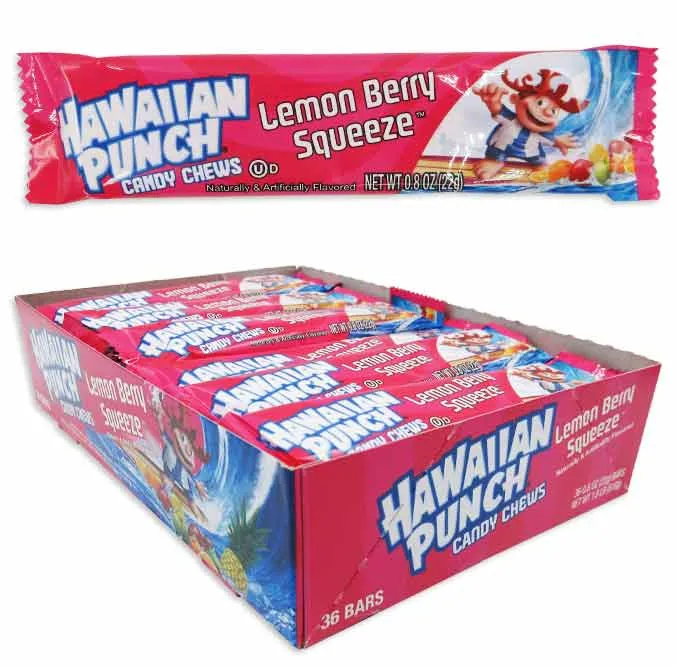 Hawaiian Punch 36 0.8 Oz Ct Lemon Berry Squeeze Bars