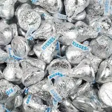 Hershey Kisses Silver 3.5 Pound bag
