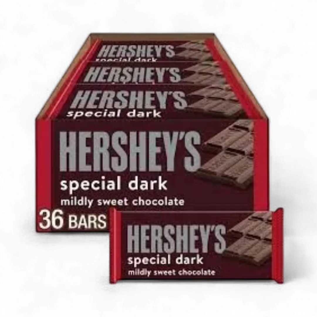 Hershey Special Dark Mildly Sweet Chocolate Candy 36 Ct 1.45 Oz