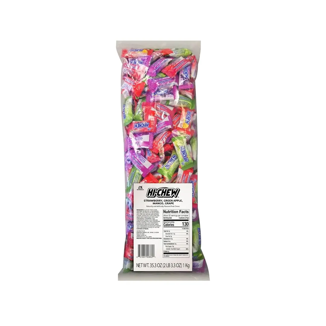Hi Chew Assorted Fruit Chews 2.2 Lb Bulk Bag