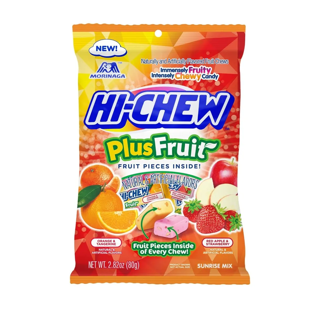 Hi Chew Plus Fruit 2.82 Oz Peg Bag