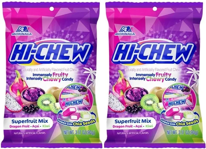 Hi Chew Superfruit Mix 3.17 Oz Peg Bag