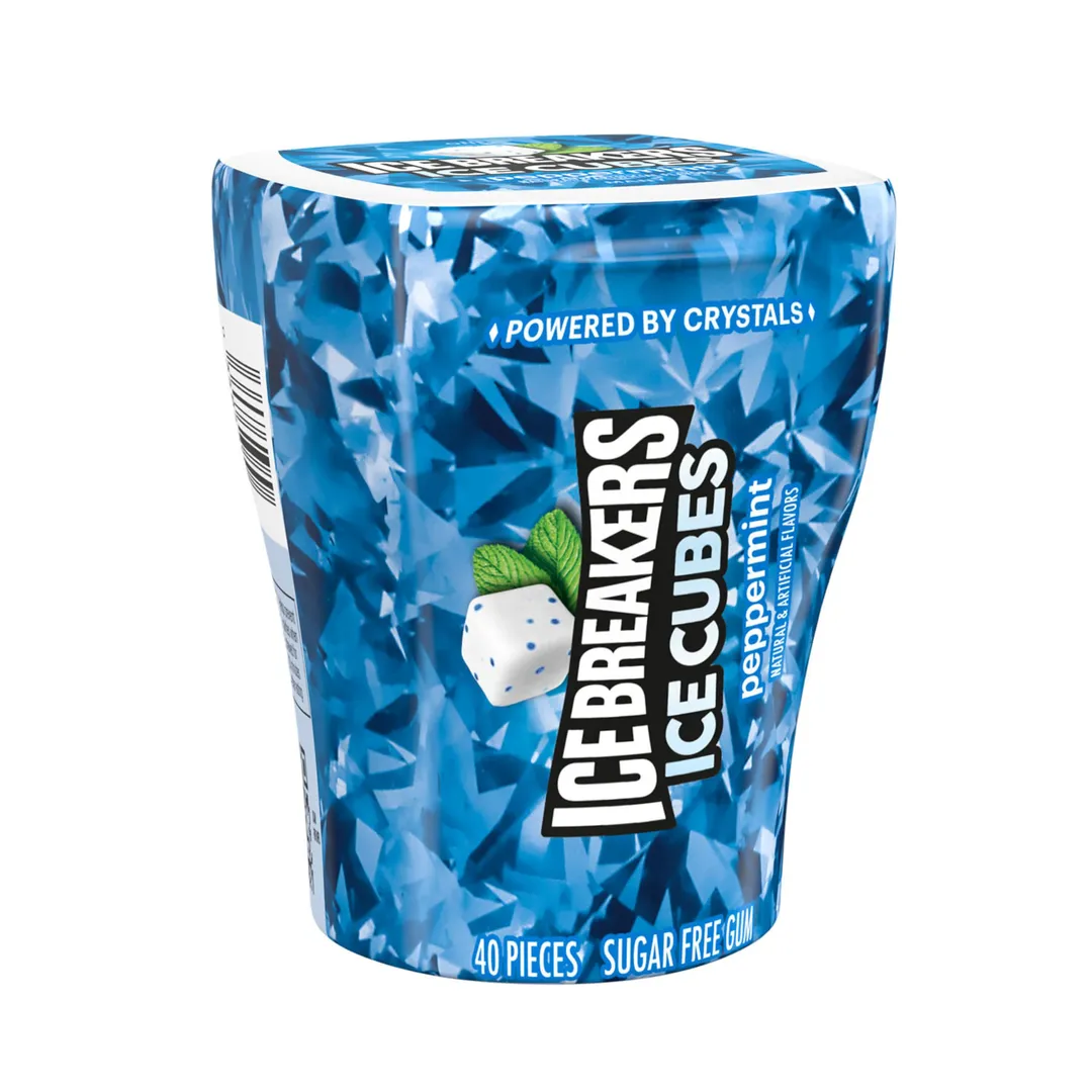 Ice Breakers 6 Ct 40 Piece Cubes Peppermint Tray
