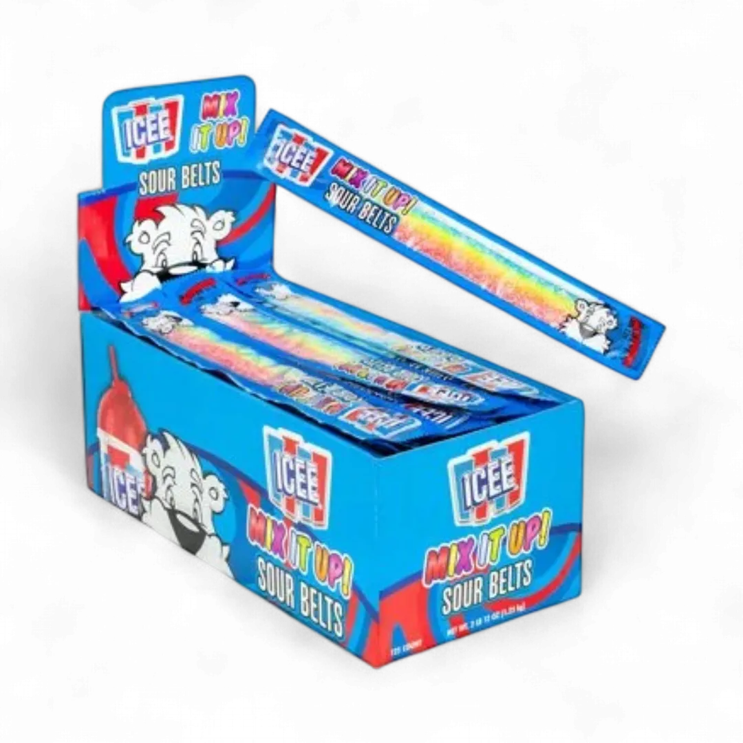 Icee Wrapped Sour Belts 125 count