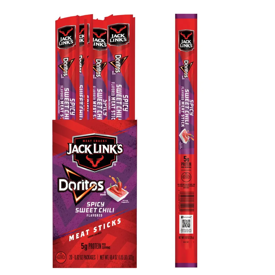 Jack Links Doritos Spicy Sweet Chili Meat Sticks 20 ct Box