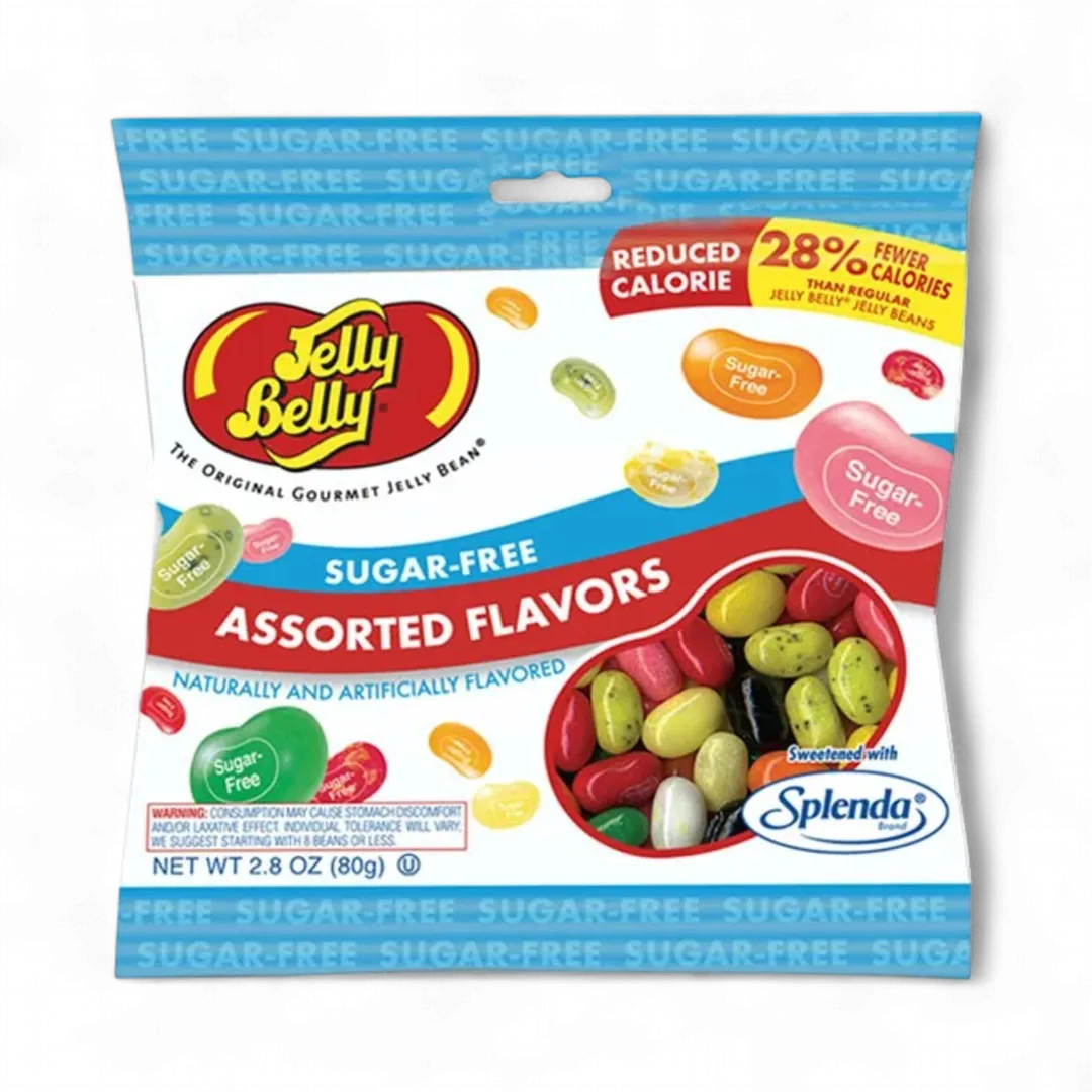 Jelly Belly 2.8 Oz Sugar Free Assorted Peg Bag