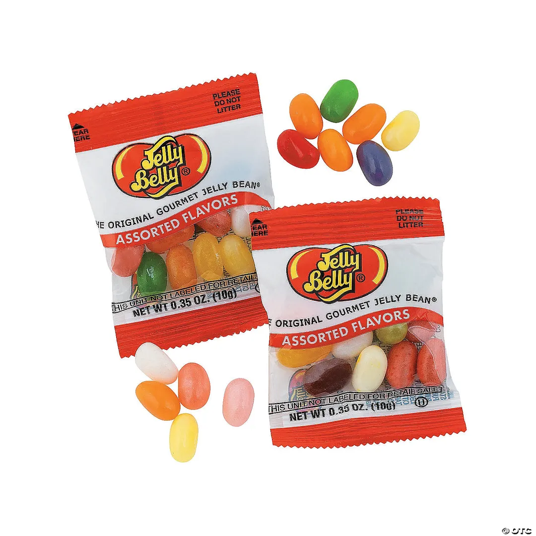 Jelly Belly Assorted Mini Sample Bags 0.35oz 150ct 3.25lb