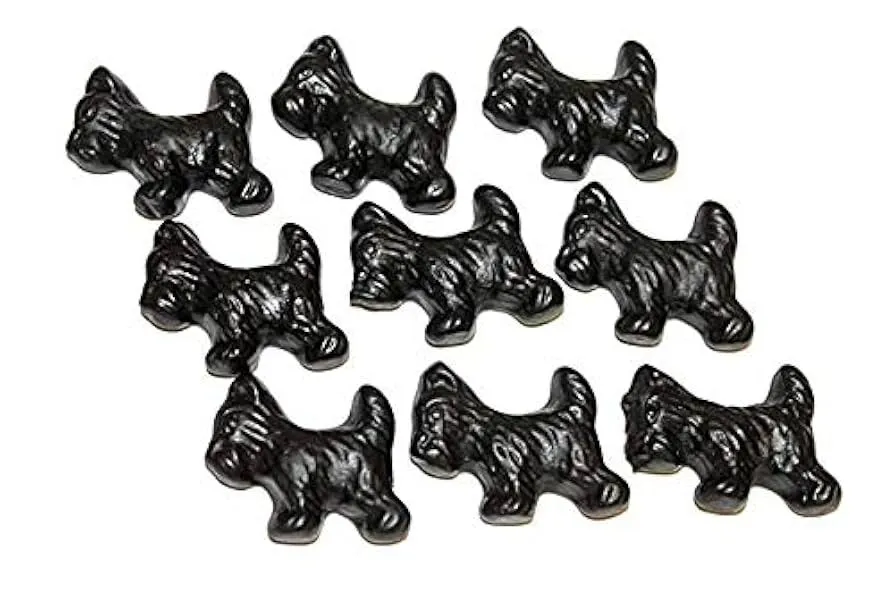 Jelly Belly Black Licorice Scottie Dogs 5 lb