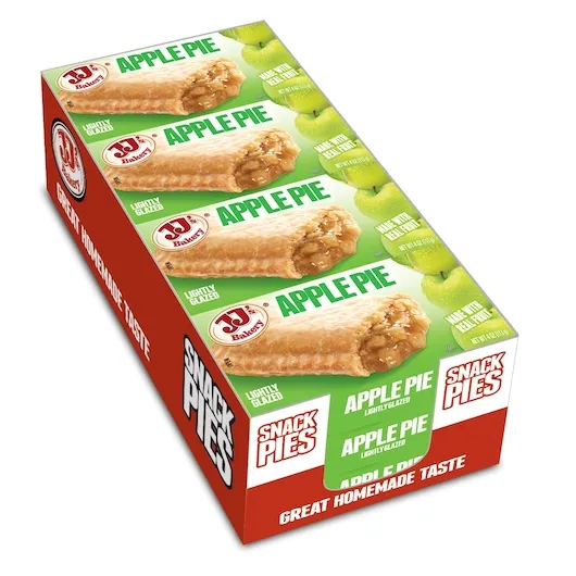 JJ Pie Apple Pie 4 oz 12 ct