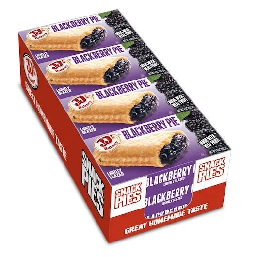 JJ Pie Blackberry Pie 4 oz 12 ct