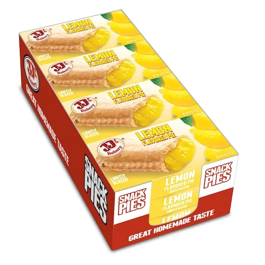 JJ Pie Lemon Pie 4 oz 12 ct