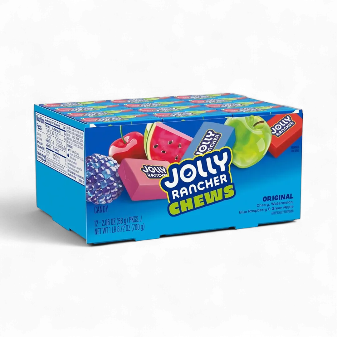Jolly Rancher Chews Assorted 12 Count 2.06 Ounce