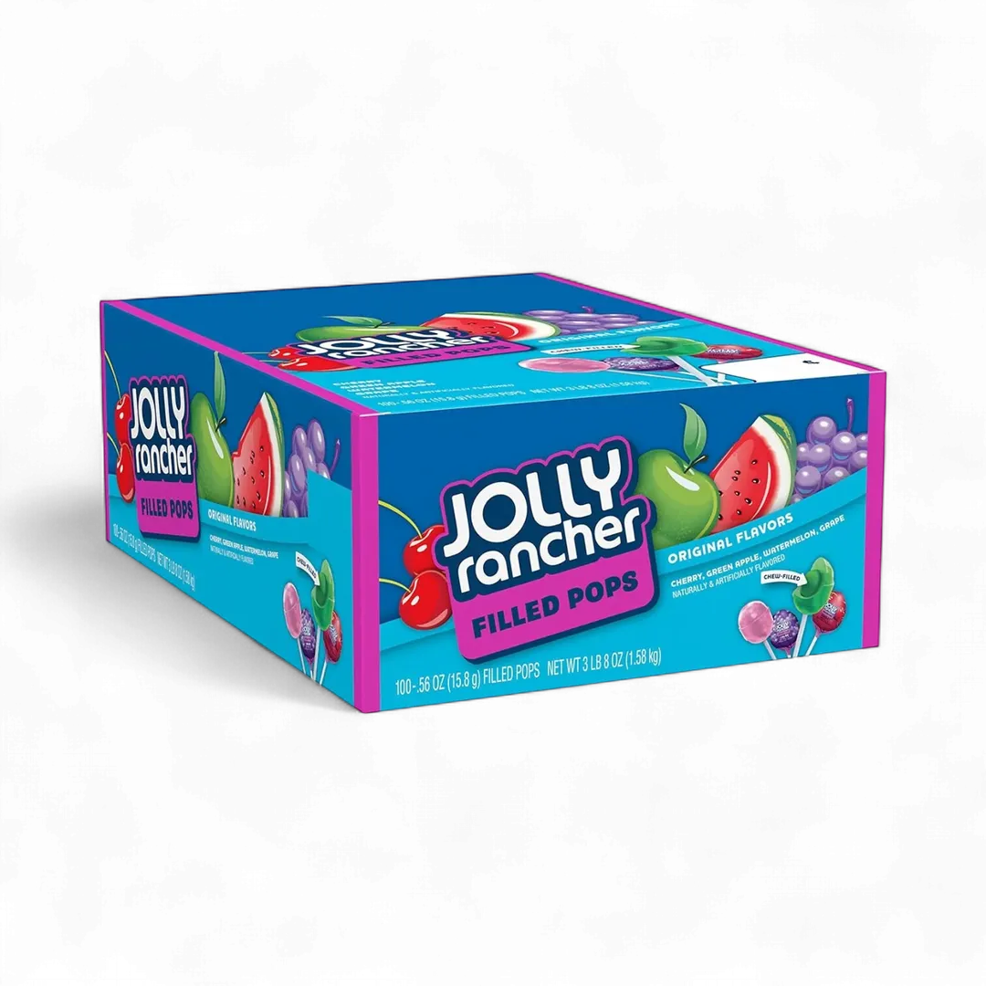 Jolly Rancher Filled Pops 100 count