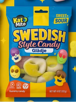 Kato Mito Swedish Style Joyful Dream Gummy Candy 4 oz 12 ct