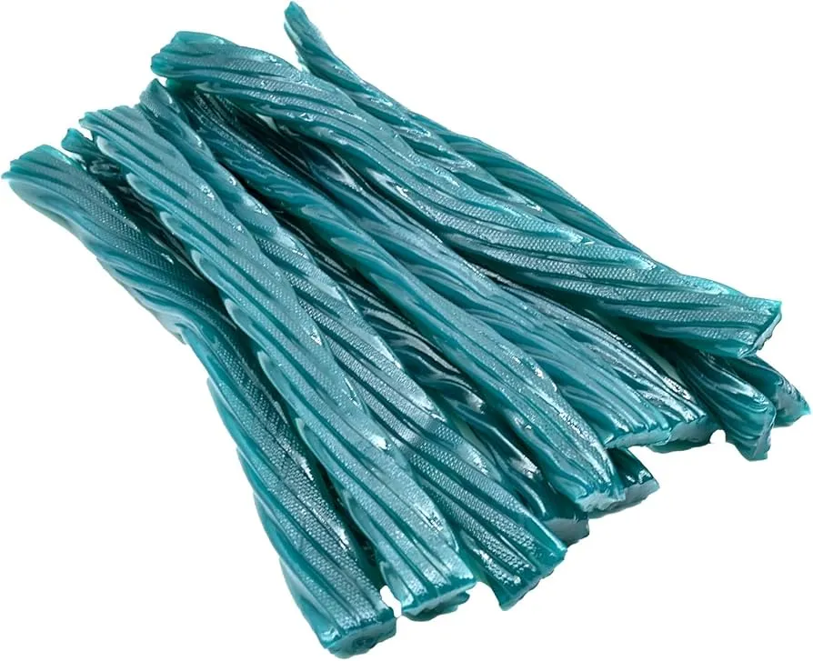 Kenny's Jumbo 7" Blue Raspberry Licorice Twists 6lbs Total