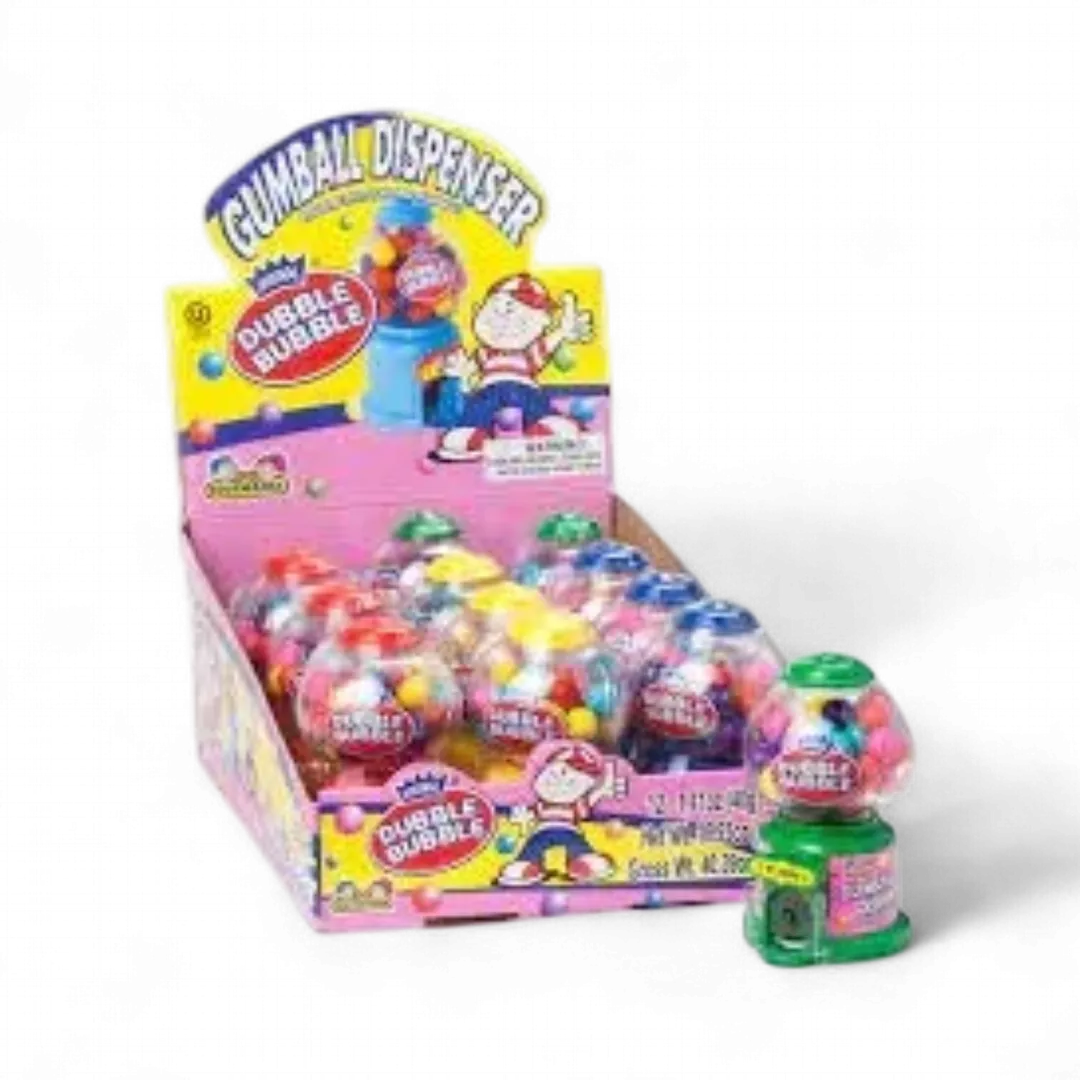 Kidsmania Dubble Bubble Mini Gumball 12 Count