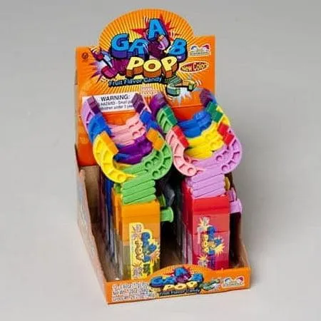 Kidsmania Grab Pop 12 Ct 0.60 Oz Candy Toy