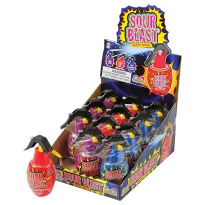 Kidsmania Sour Blast 12 Ct Candy Spray Grenades
