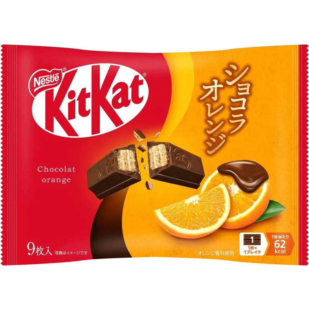Kit Kat Japan Chocolate Orange Minis 4 oz 6 Bags