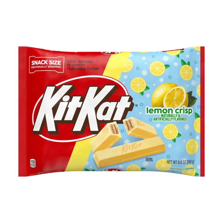KIT KAT Lemon Crisp Snack Size Bar 8.8 oz Bag 4 ct