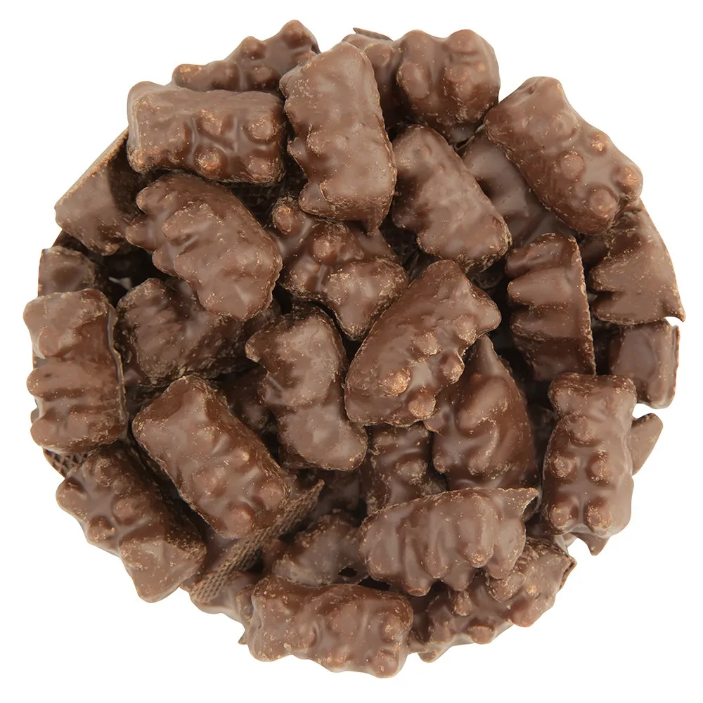 Koppers DARK Chocolate Gummy Bears 4 Pound Bag