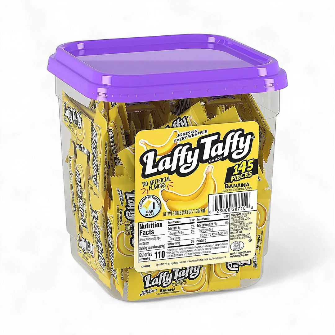 Laffy Taffy Banana 145 Count Tub
