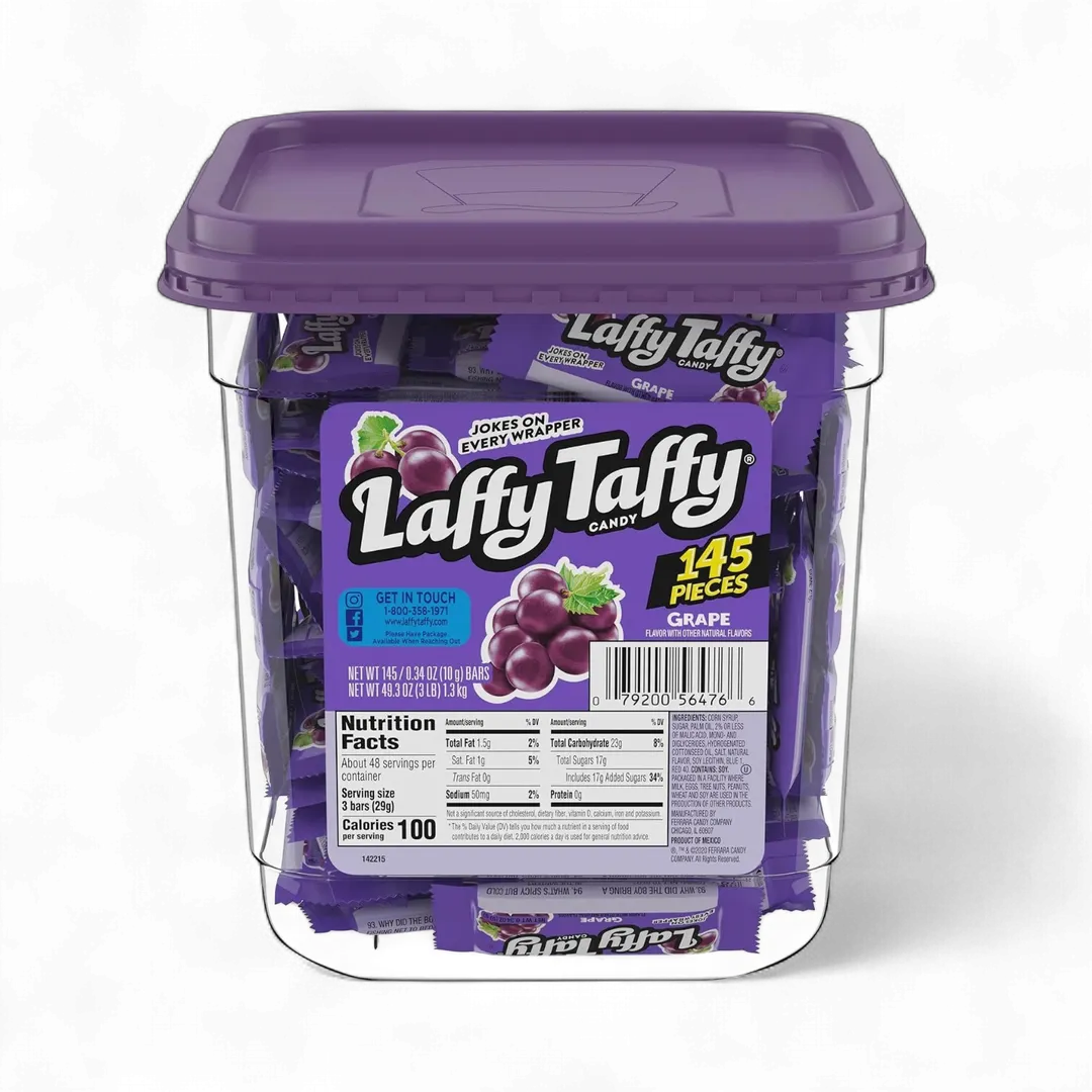 Laffy Taffy Grape 145 Count Tub