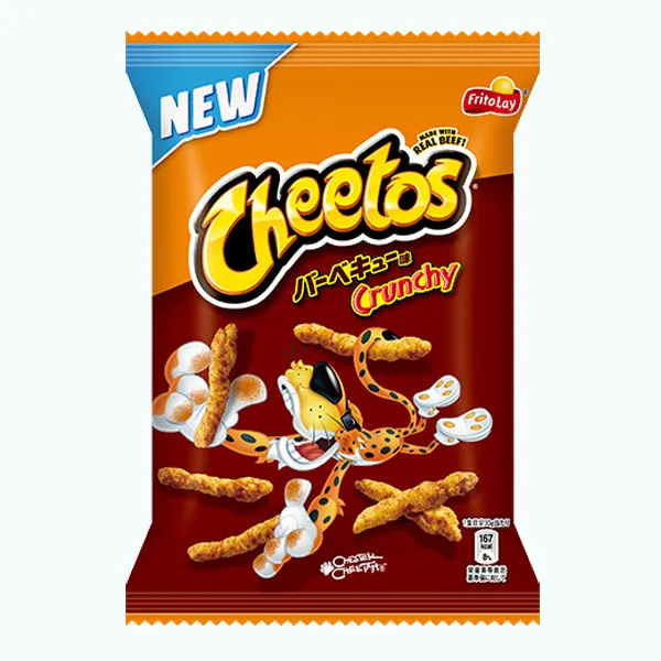 Lays Japan Import BBQ Crunchy Cheetos 2.5 oz 12 ct