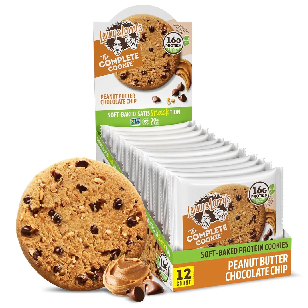 Lenny & Larry's Protein Cookie Peanut Butter Chocolate 4oz 12ct Tray