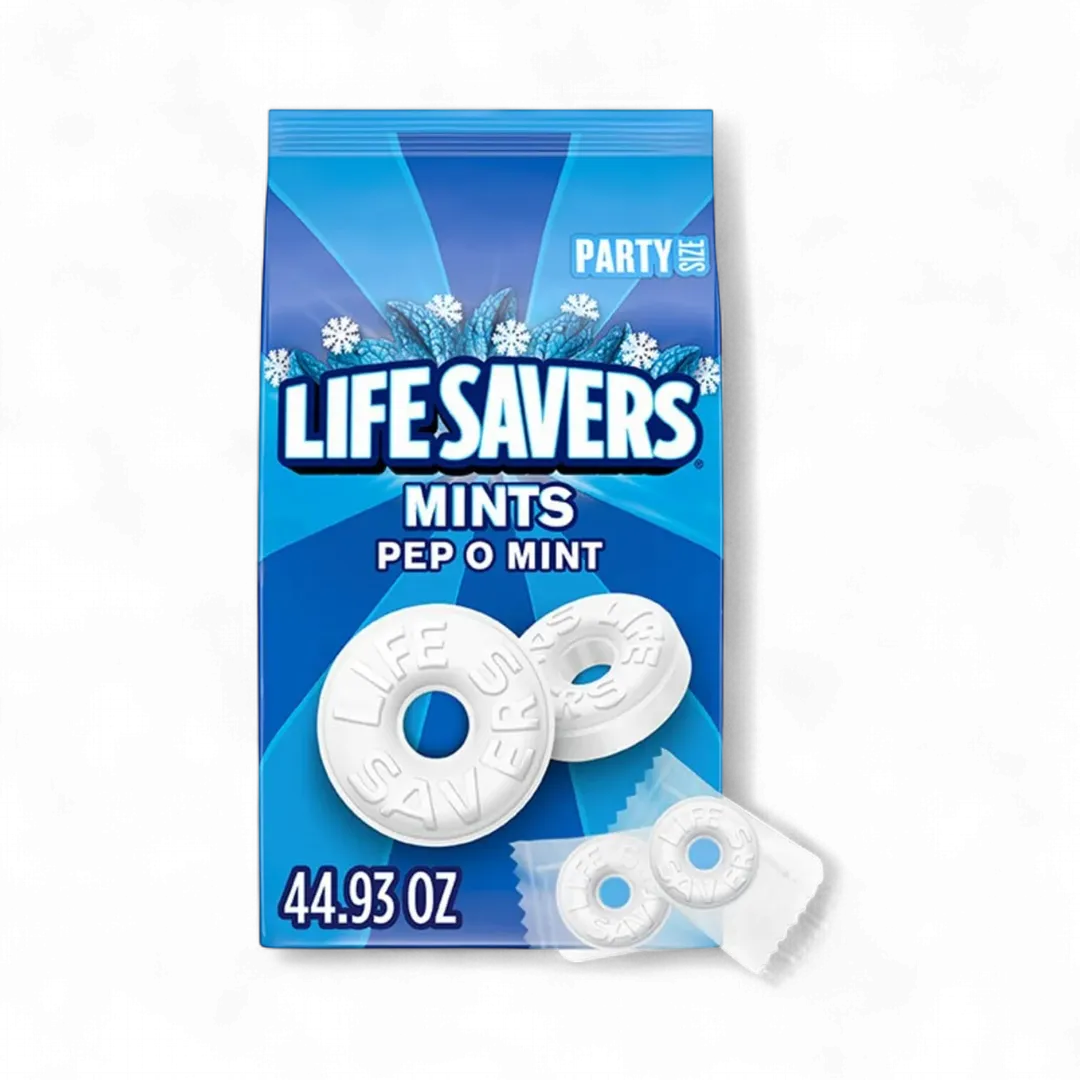 Life Savers Pep-O-Mint Breath Mints Individually Wrapped 363 Pieces