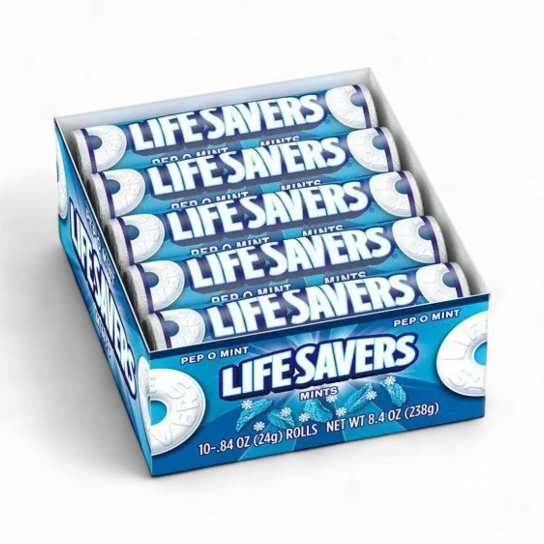 Life Savers Pep-O-Mint Rolls 20 Count 0.84 ounce