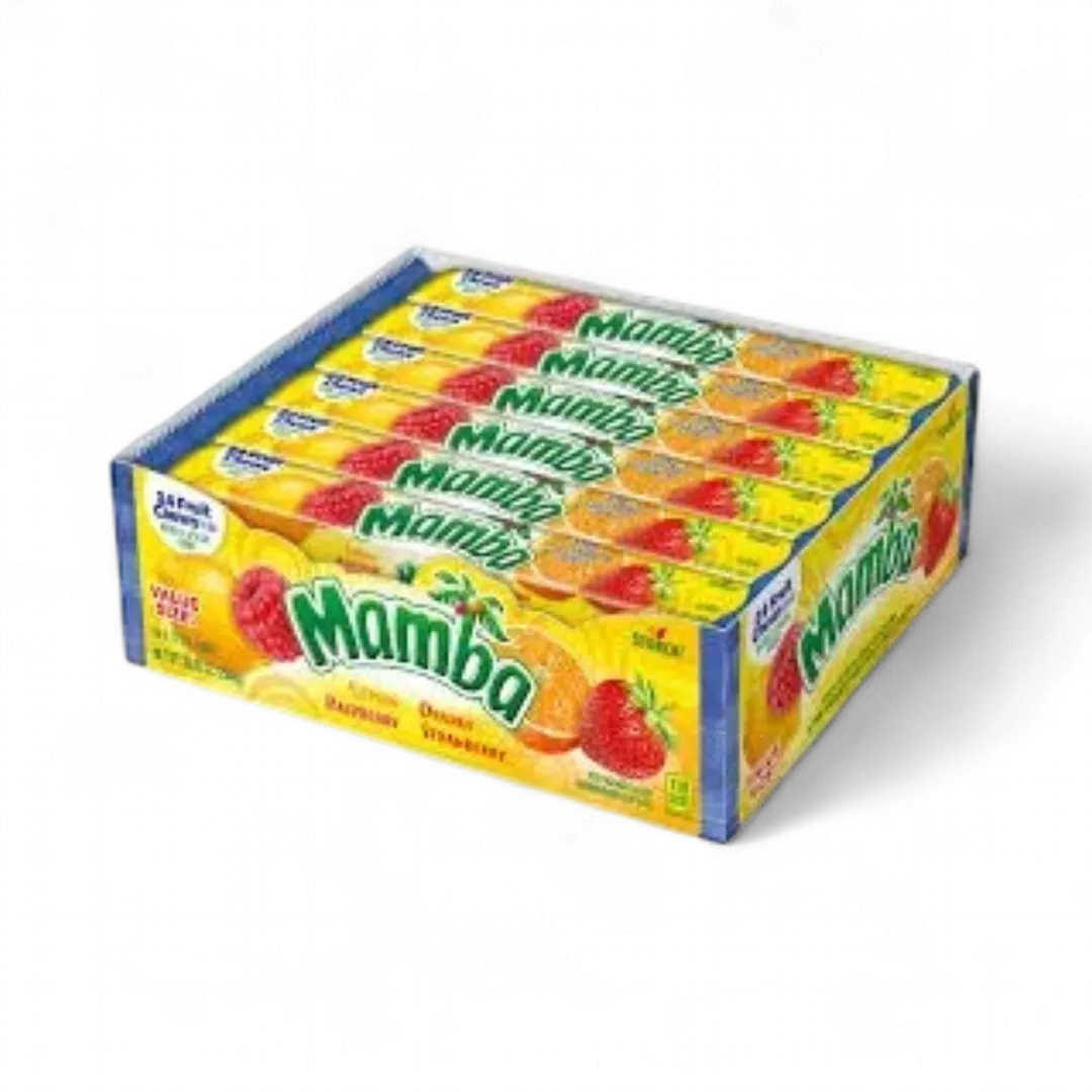 Mamba Fruit Chews 24 Count 2.80 Ounce 18 Sticks