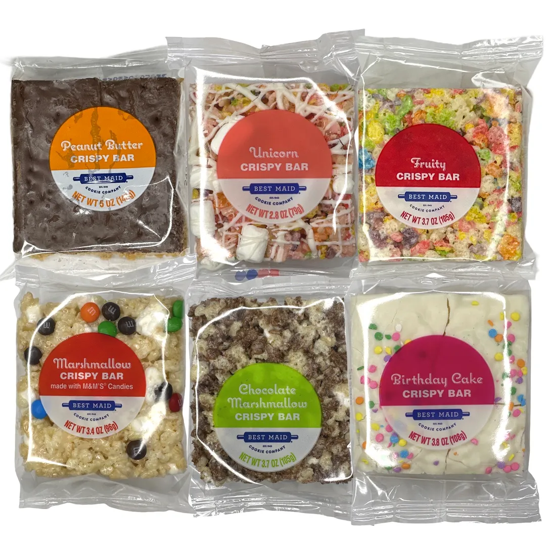 Marshmallow Rice Crispy Treat Bars, 6 Flavor Variety Pack