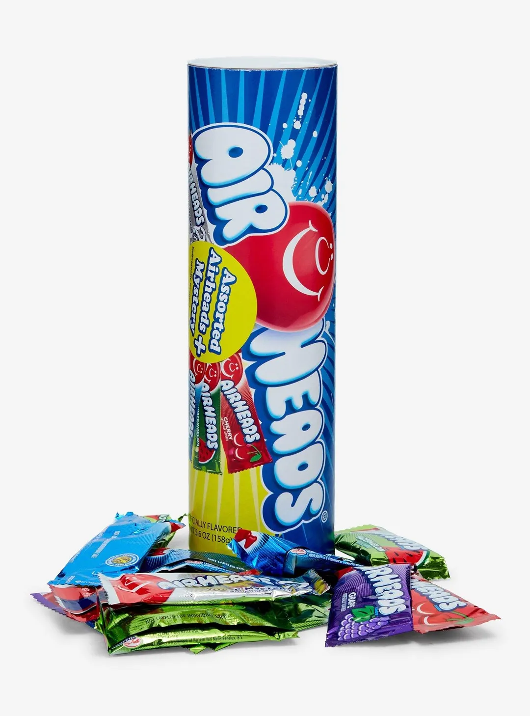 Mega Airheads 9" Candy FIlled Tube Bank 6ct