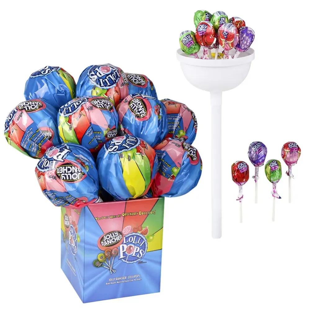 Mega Size Jolly Rancher Lollipops 12" 12 ct Display